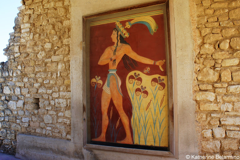 Prince of the Lillies Fresco Palace of Knossos Things to Do in Crete