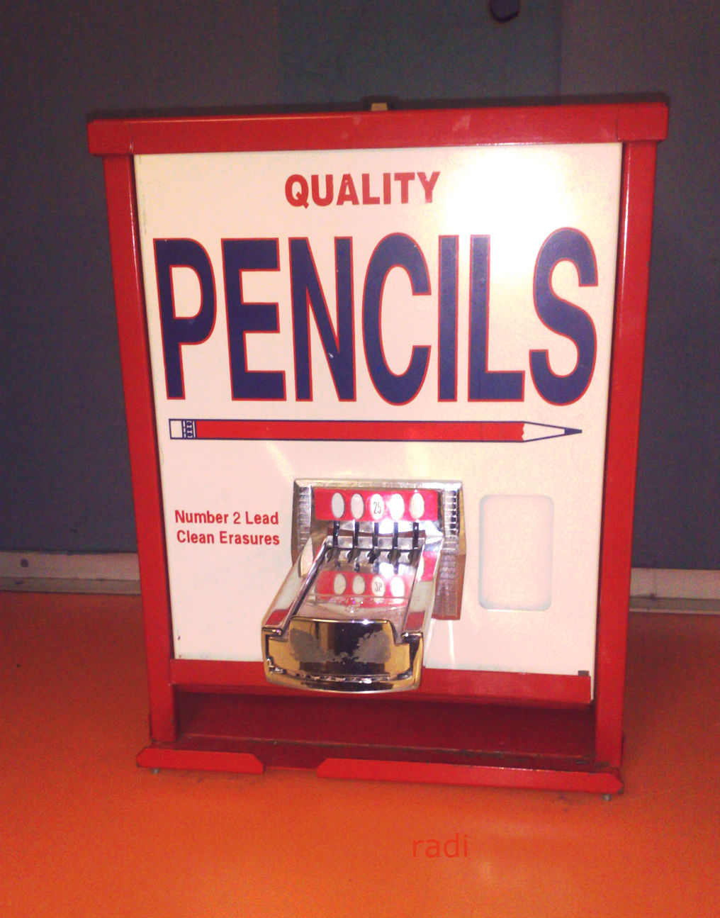 Pencil Vending Machine