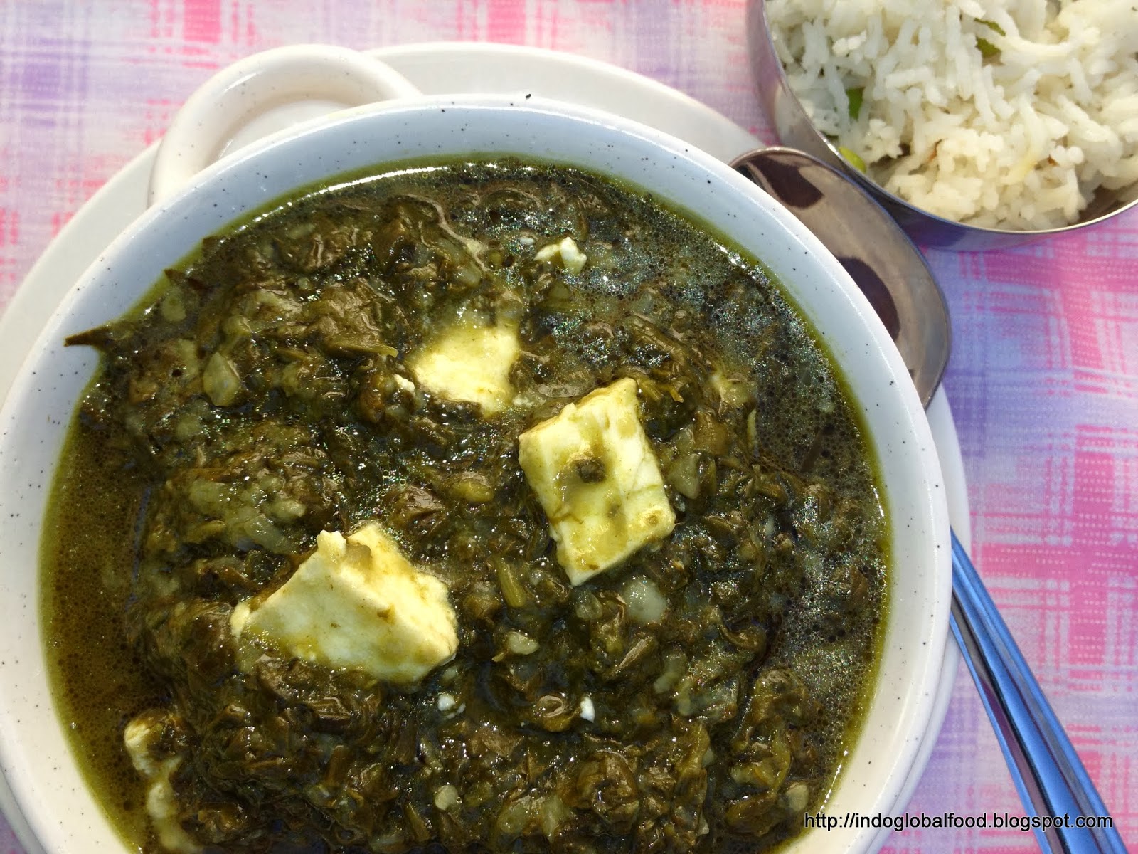 Palak Paneer or Saag Paneer Recipe using Slow Cooker