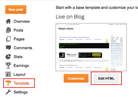 Blogger Post Template Code