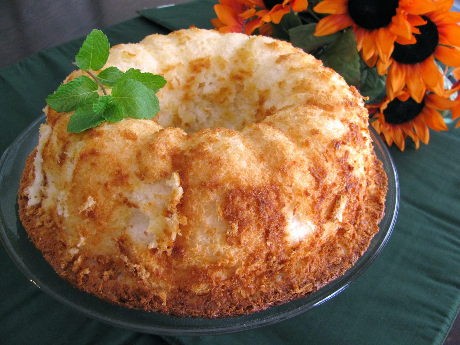 Sugarplum's Kitchen Pineapple Angel Food Cake