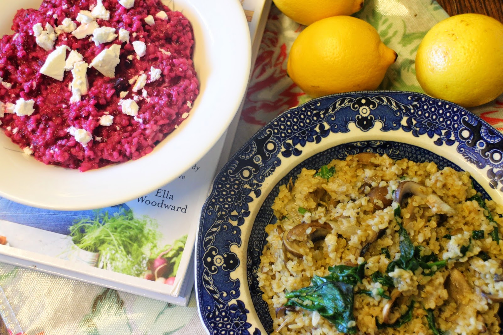 Crave More Beauty Bulgar Wheat Risotto Mushroom or Beetroot?