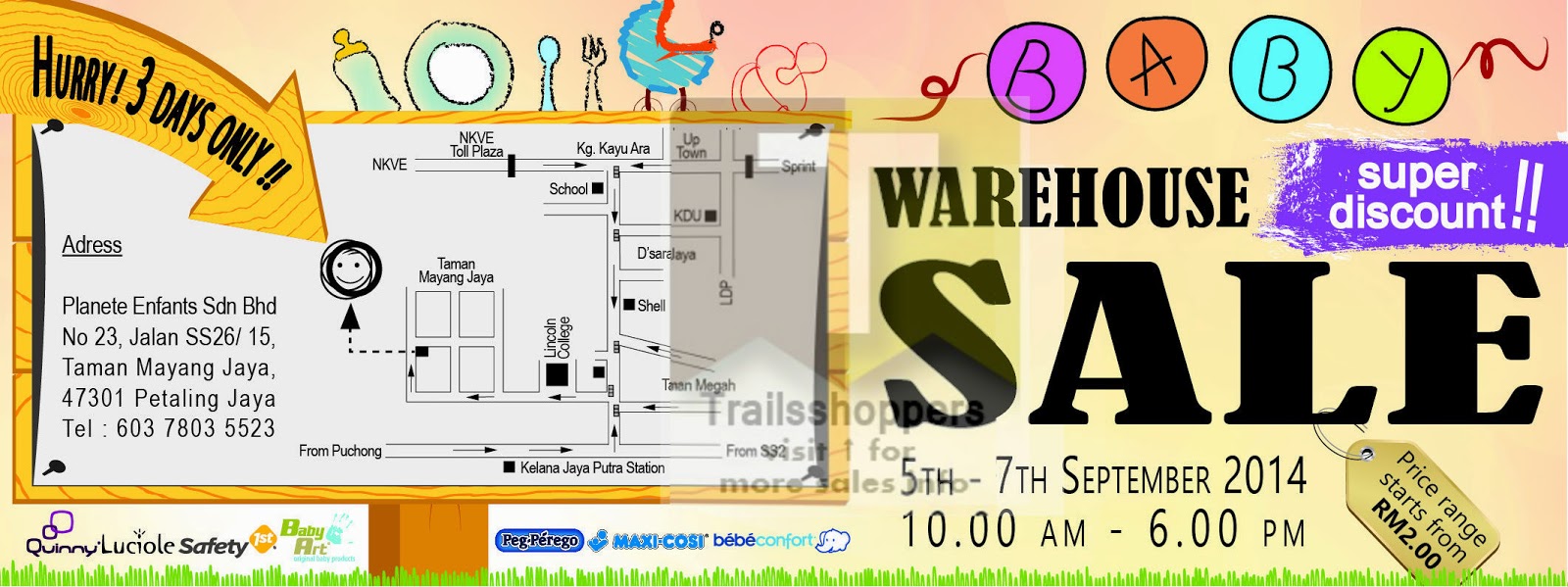 From RM2 Mamours Warehouse Sale 57 SEPT 2014 Baby Enfants