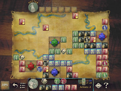 Tigris and Euphrates - An image from the iPad version of the game