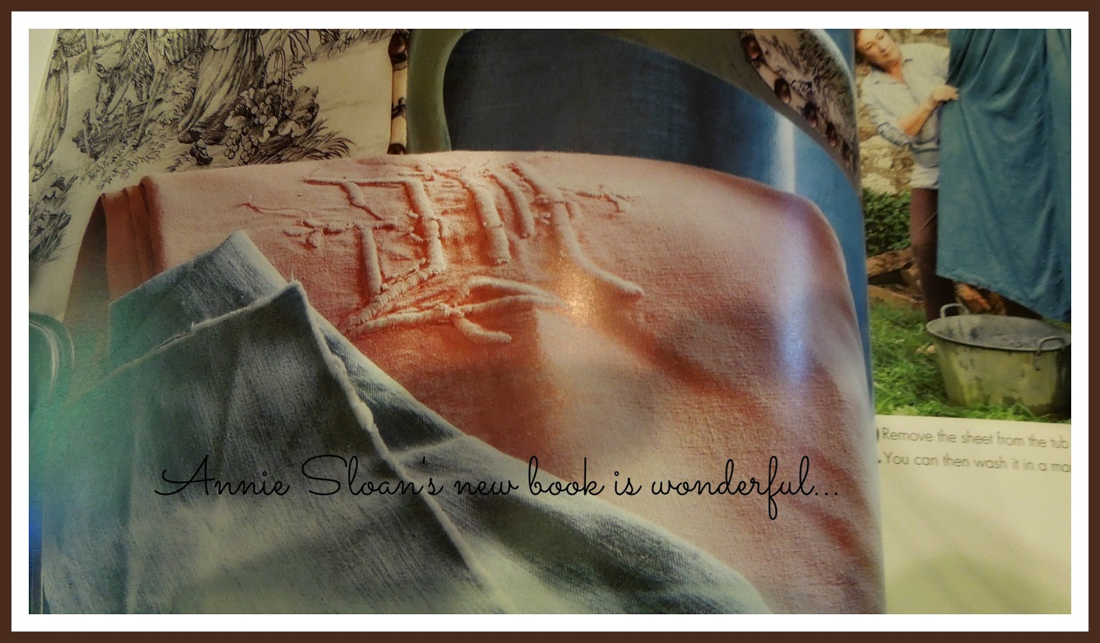 What We Keep Annie Sloan Chalk Paint as Fabric Dye?