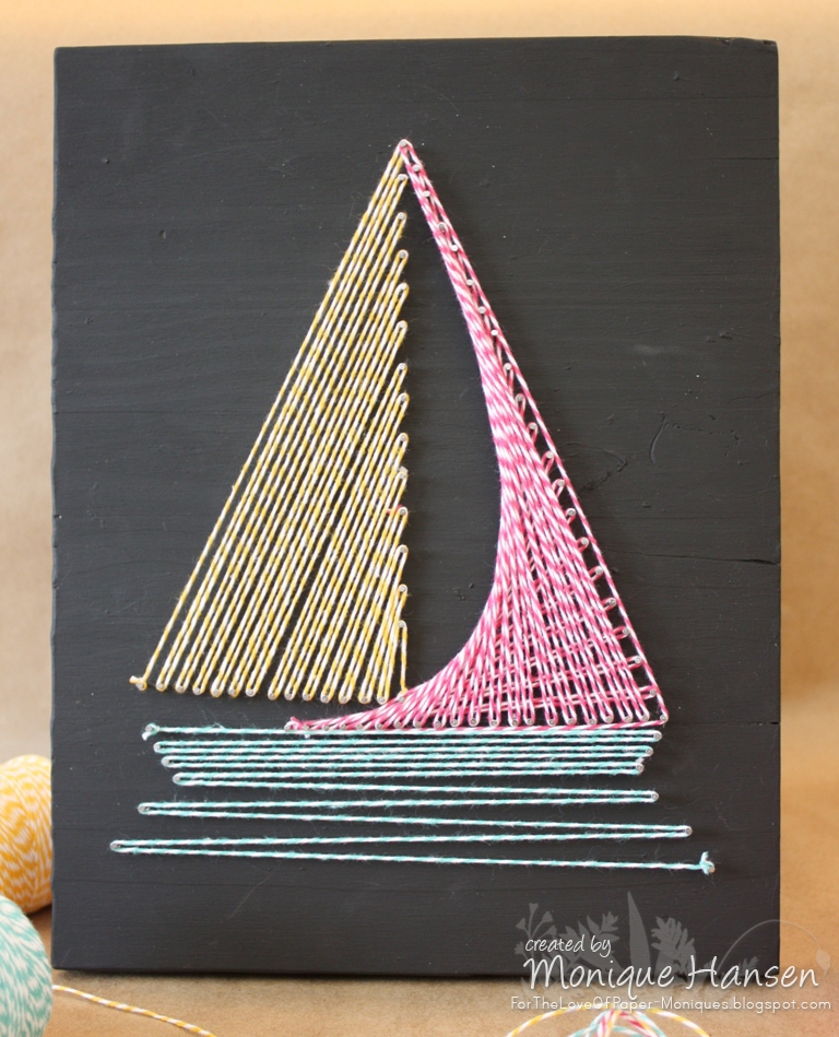 For the Love of Paper String Art with Twinery Twine