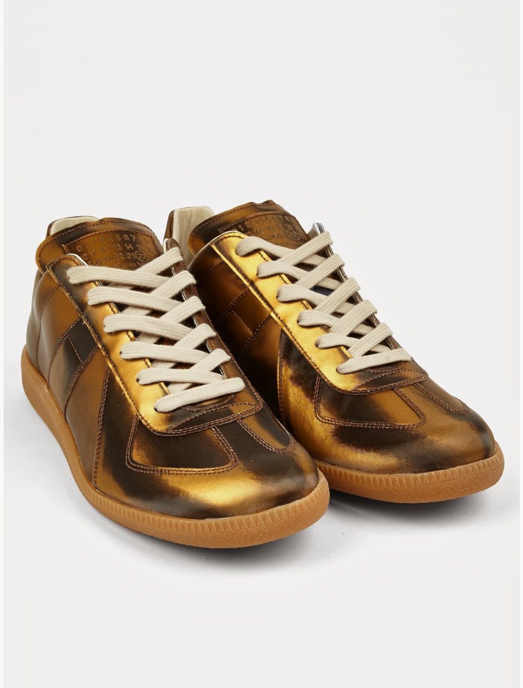 Going For The Gold Maison Martin Margiela 22 Gold Replica Sneaker SHOEOGRAPHY