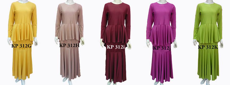 Baju Kurung Moden Peplum