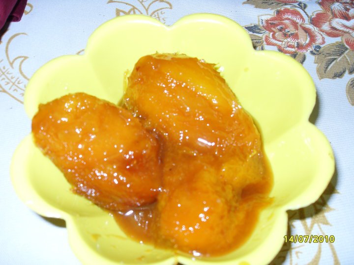Mangos en almíbar Recetas de Cocina Cubana y Postres deliciosos