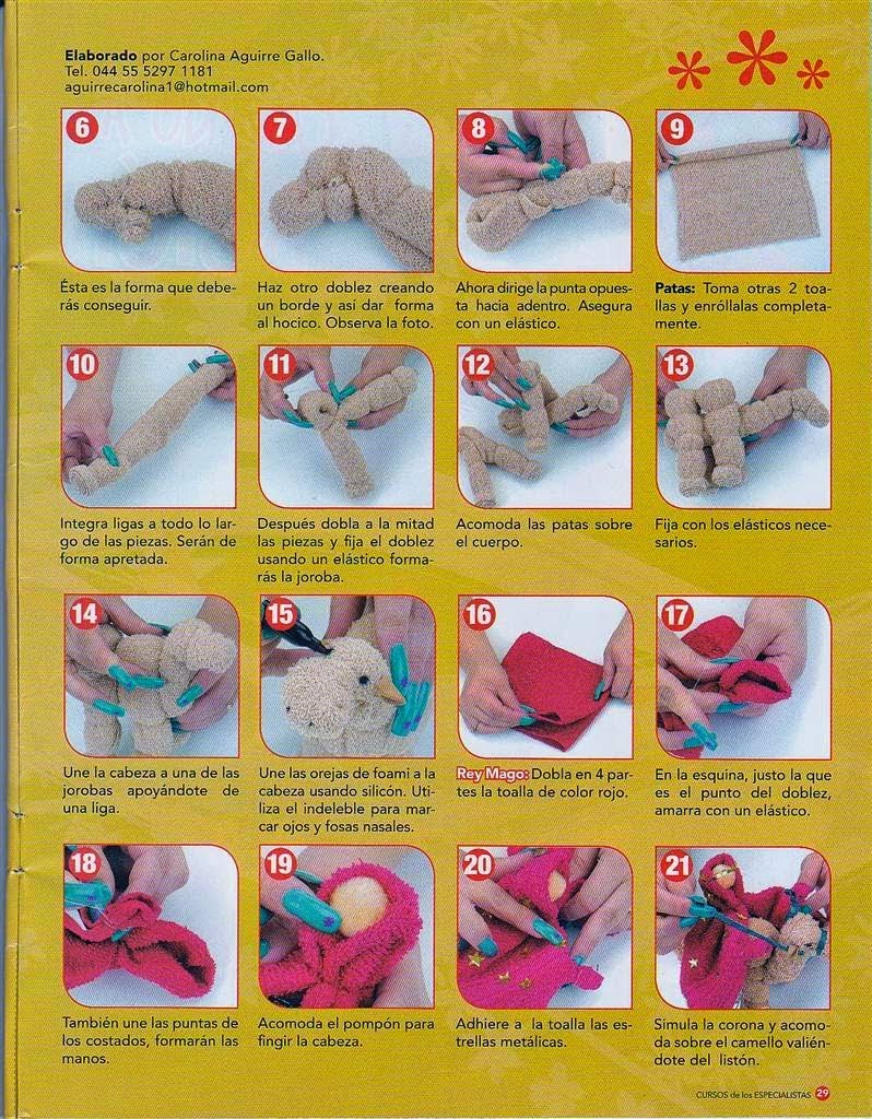 manualidades con toallas - Revistas de manualidades gratis