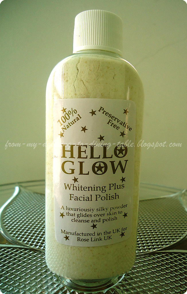 From My Dressing To Dining Table Hello Glow Whitening Plus Facial