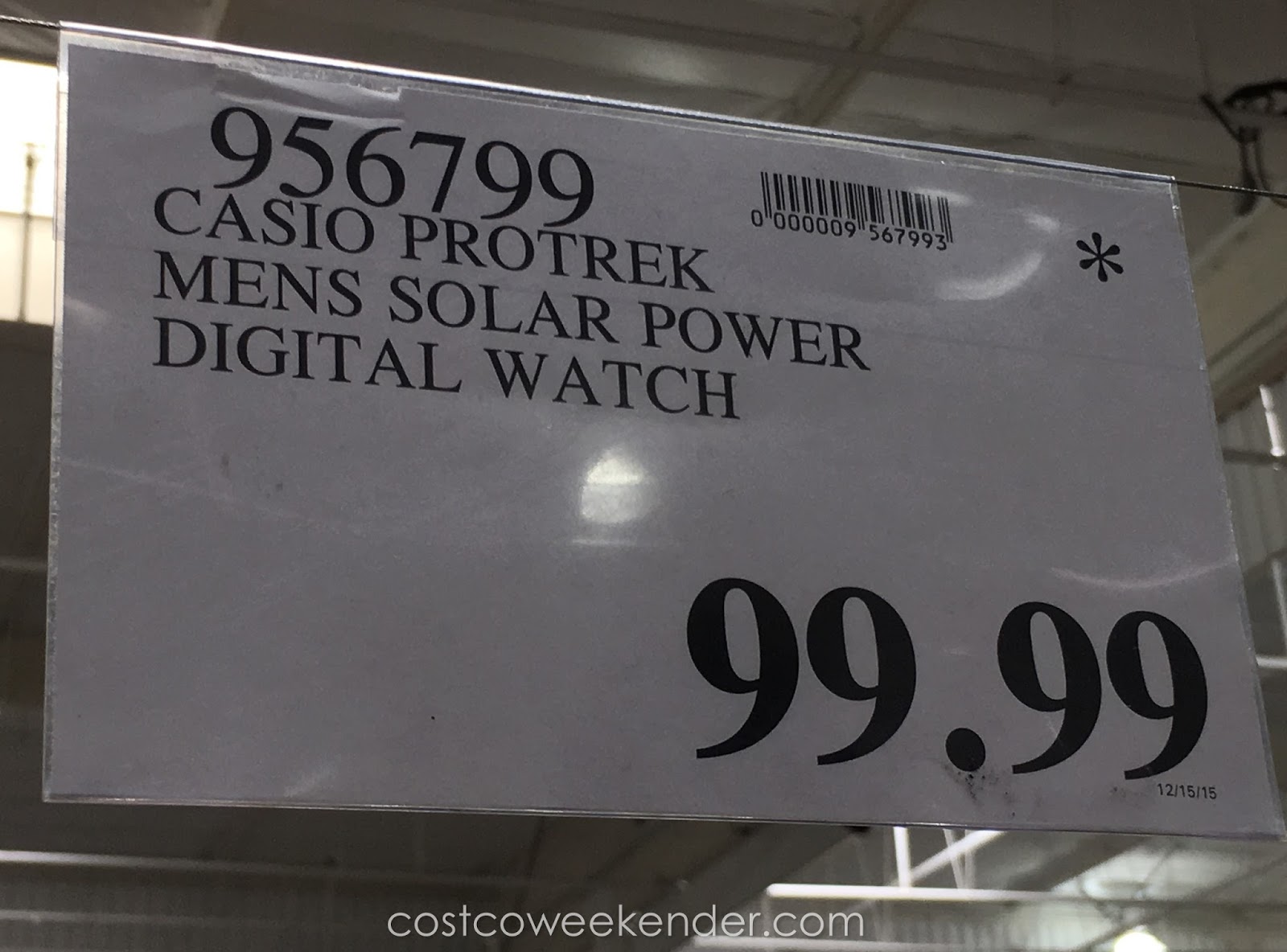 casio pro trek costco