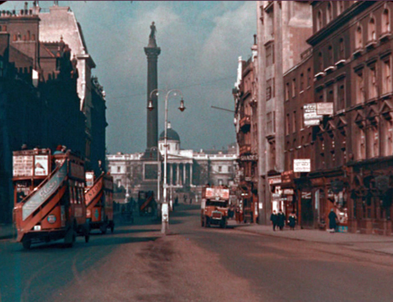Check Out What Trafalgar Square Looked Like  in 1924 