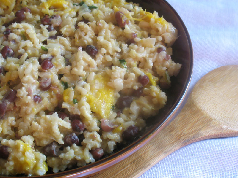 Coconut Lime Rice with Adzuki Beans and Mango Lisa's Kitchen