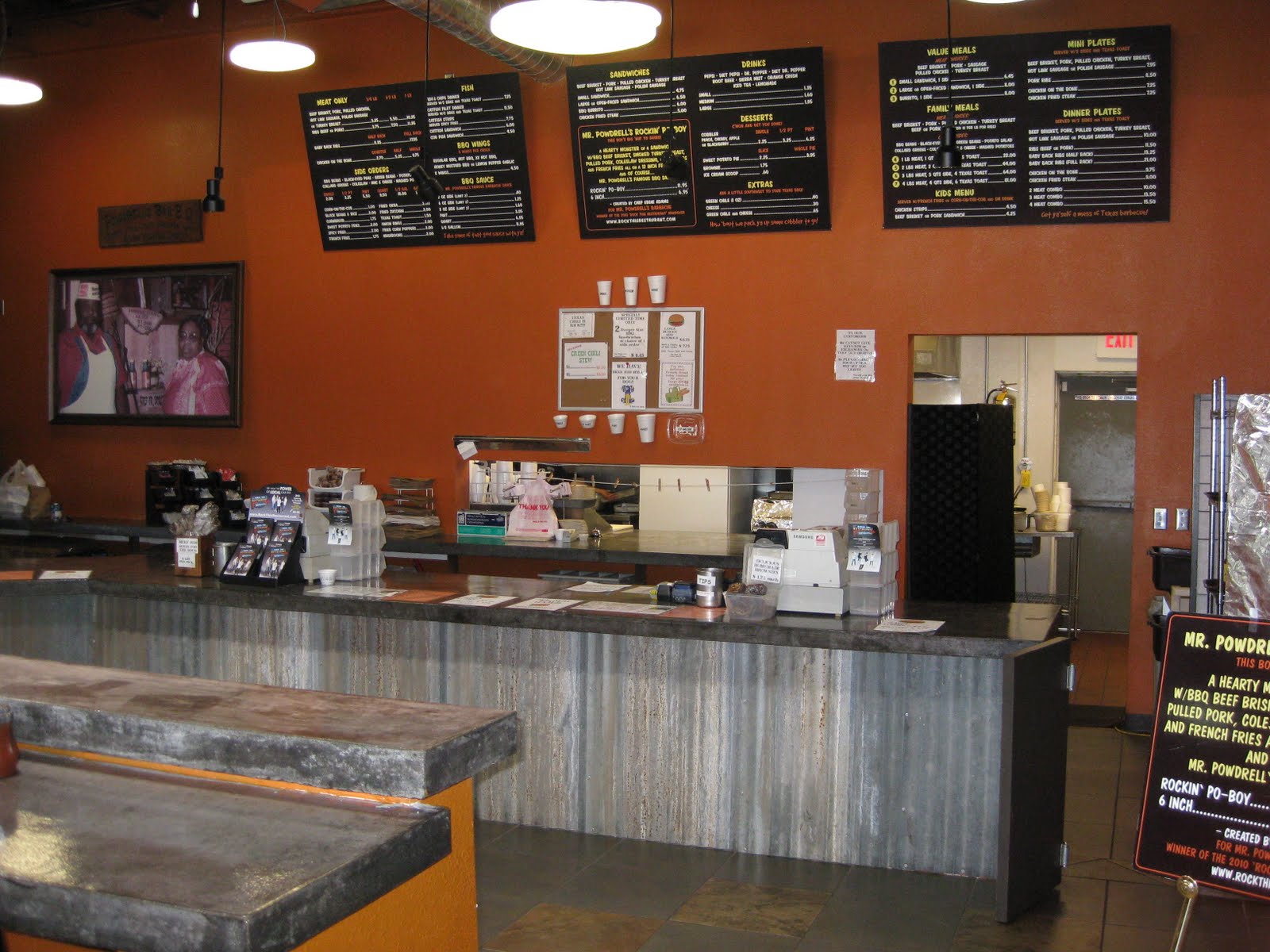 Brothers Sharing Meat Mr. Powdrell’s Barbecue (Albuquerque, NM)