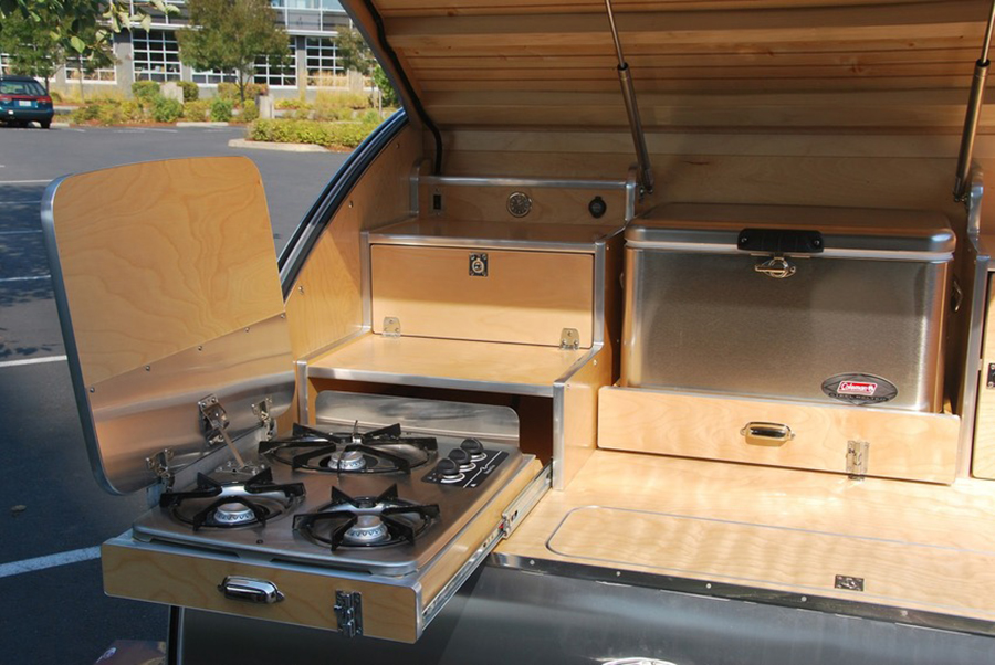 Tiny Yellow Teardrop Featured Teardrop High Camp Teardrop Trailers
