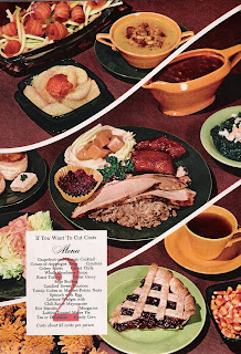 thanksgiving vintage menus