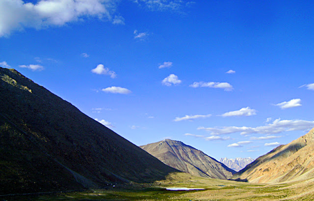bare slopes of the mountains of Ladakh