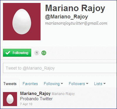 rajoy twitter tuit misterio