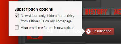 Youtube Subscription Options