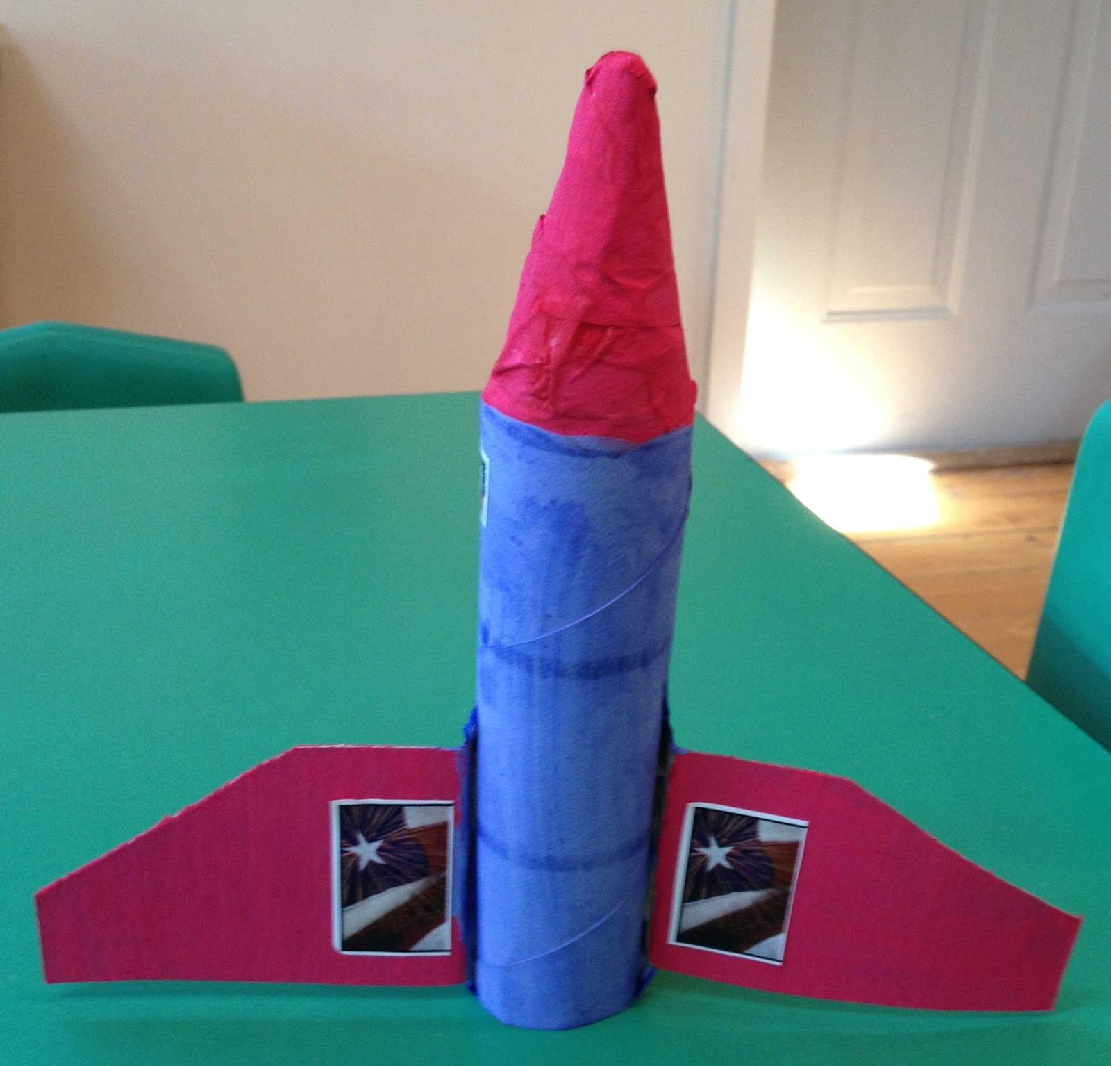 Evergreen Montessori House Rocket Ship Paper Towel Roll