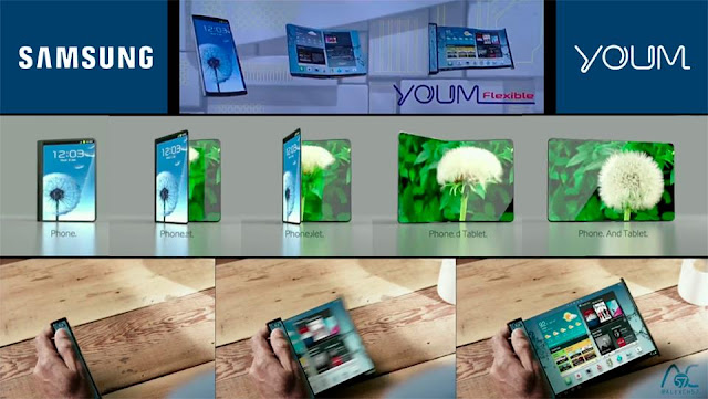 Llegan las pantallas flexibles YOUM de la mano de Samsung
