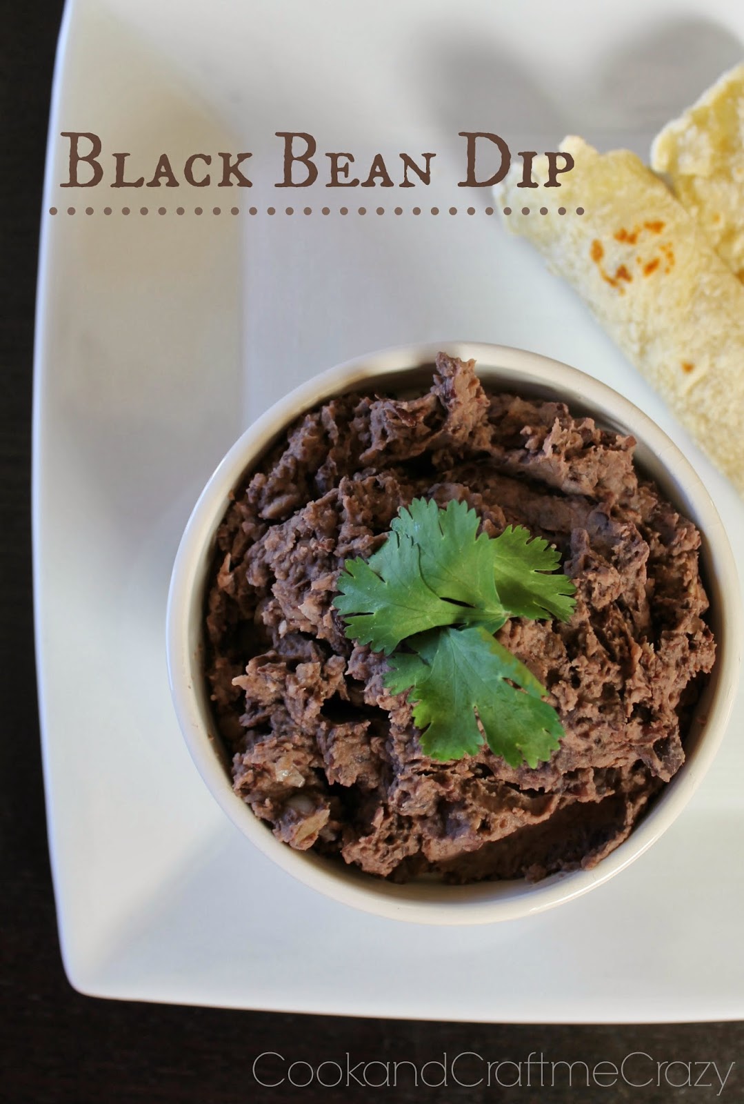 Cook and Craft Me Crazy Black Bean Dip