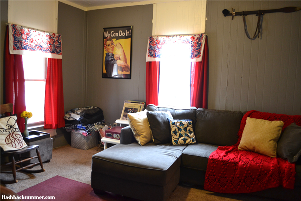 Flashback Summer: Our Living Room - vintage home decor