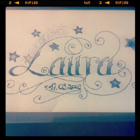 Hintertaunuskreativ Tattoo Vorlage