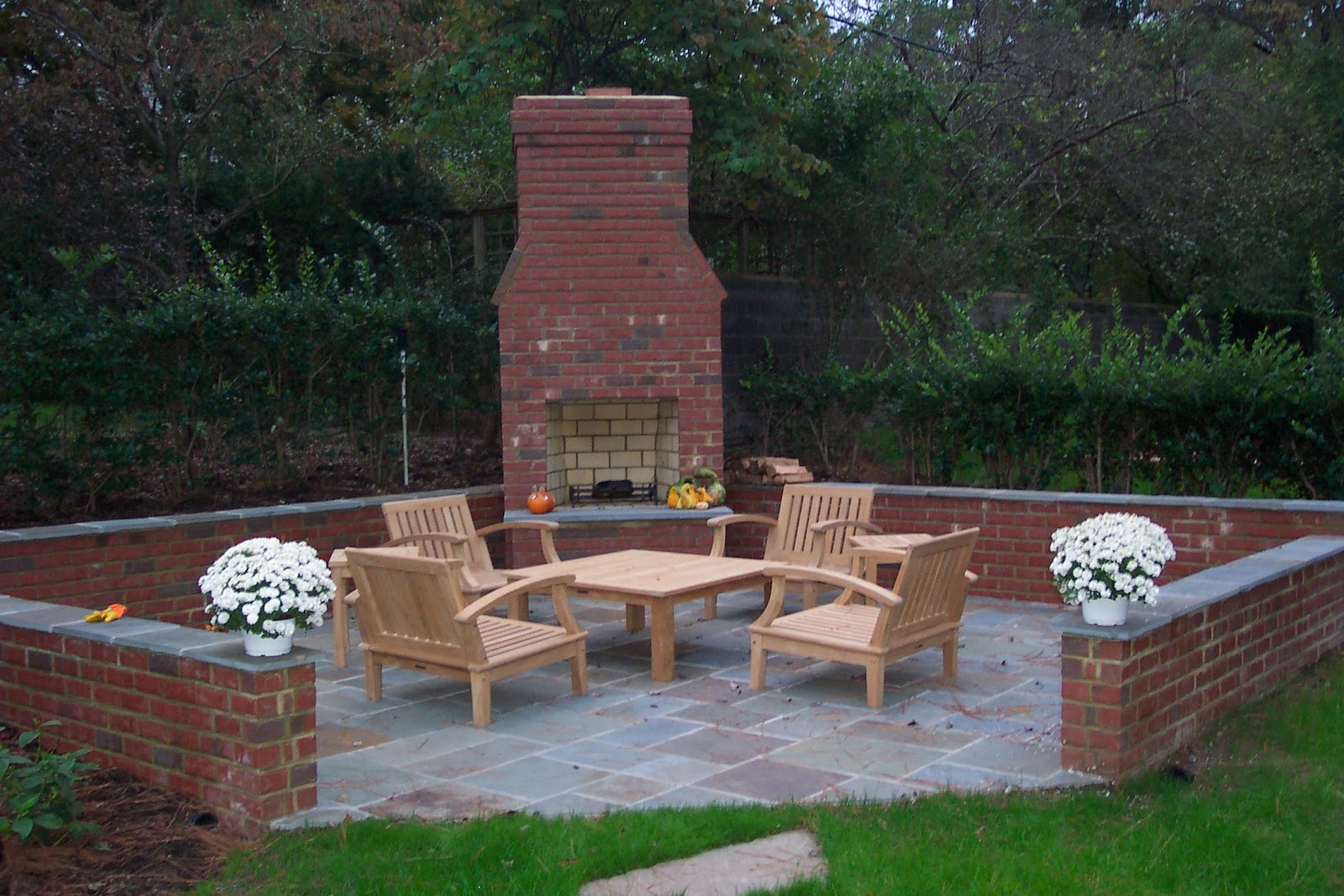 Brick Box Image Outdoor Brick Fireplace