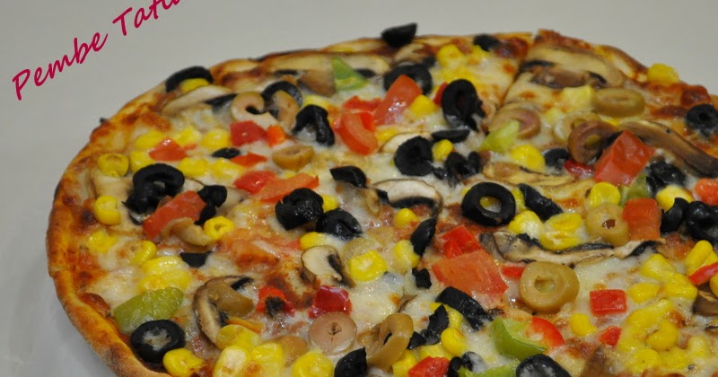 Pembe Tatlar Vejeteryan Pizza