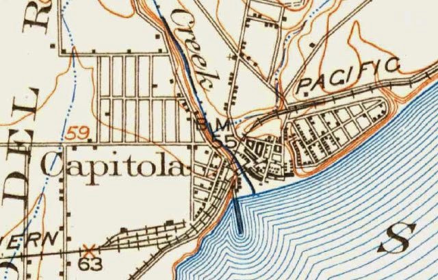 Santa Cruz Railroad Map Santa Cruz Trains: Railroads Of The Monterey Bay: Opal