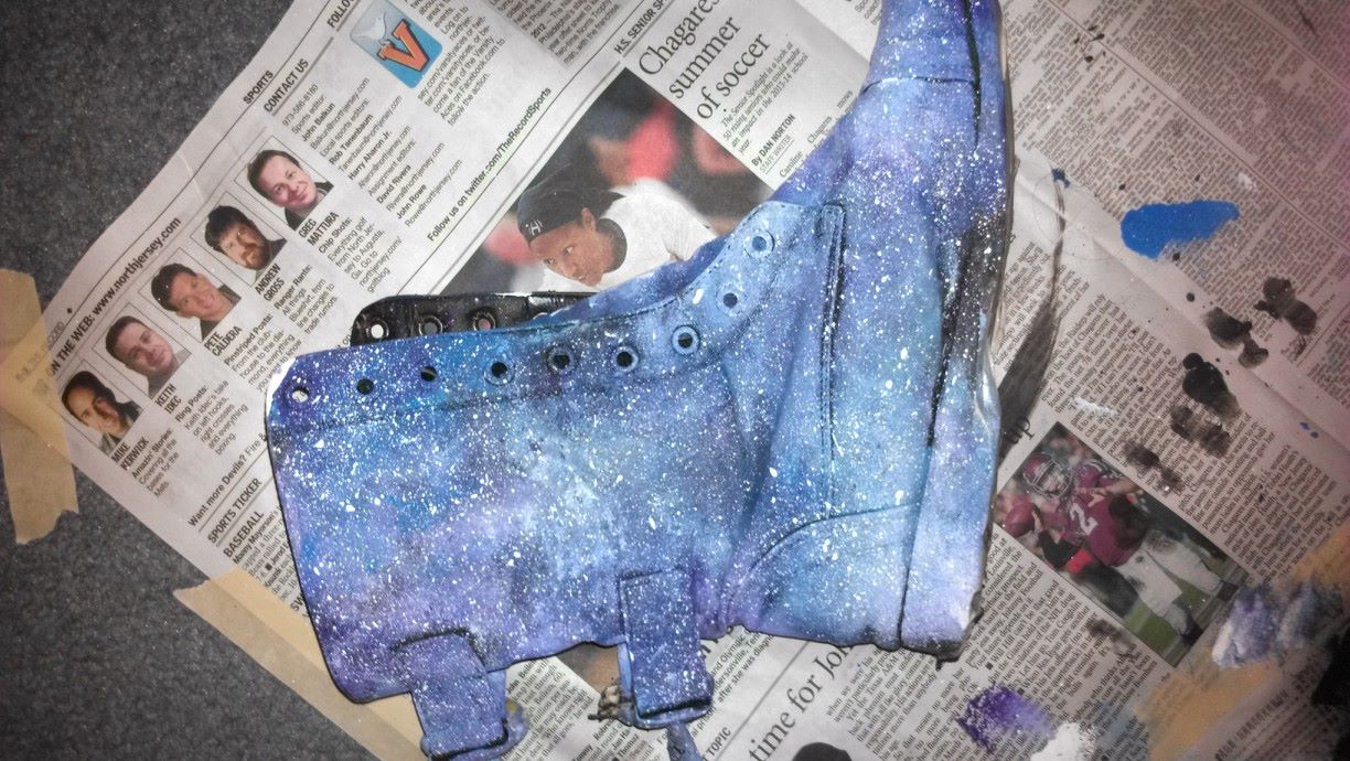 Taratastiic DIY Galaxy Combat Boots