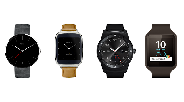 Android Wear smartwatches