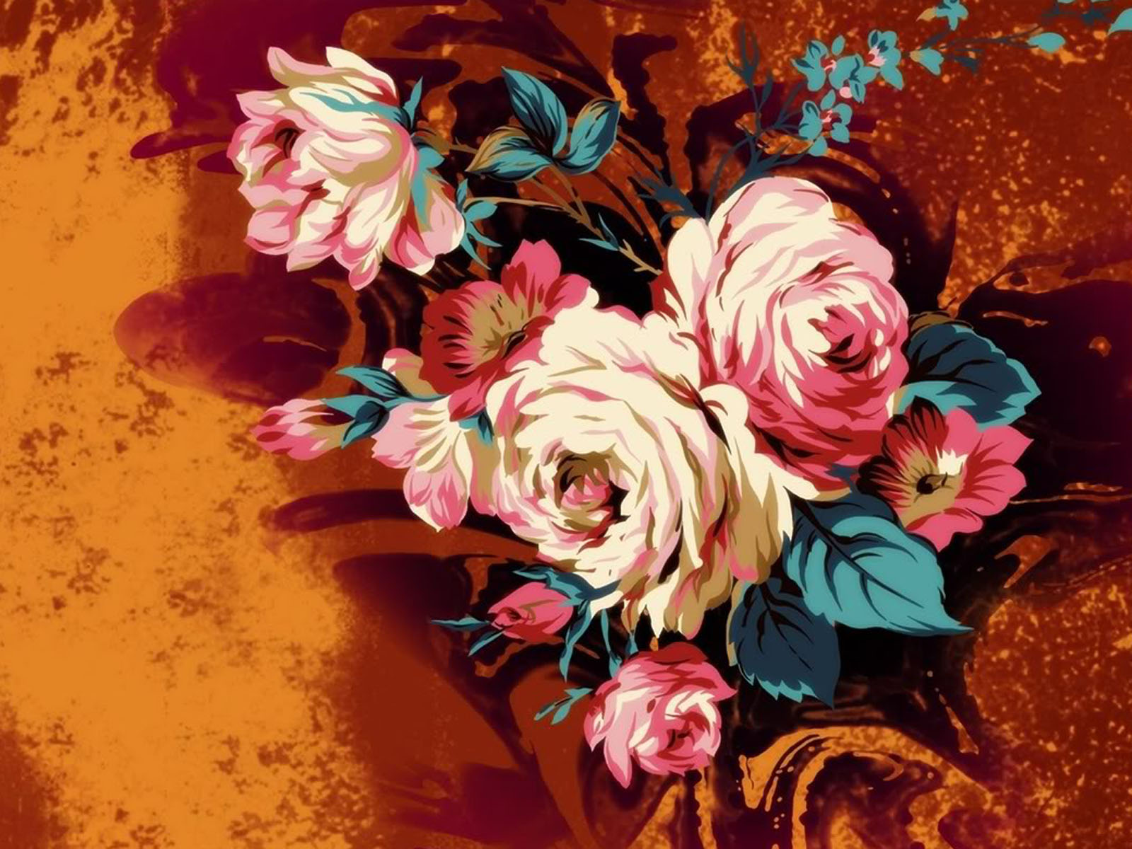 wallpapers: Flowers Art Wallpapers