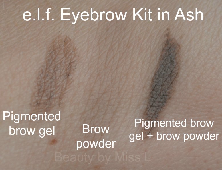 e.l.f Eyebrow Kit in Ash swatch