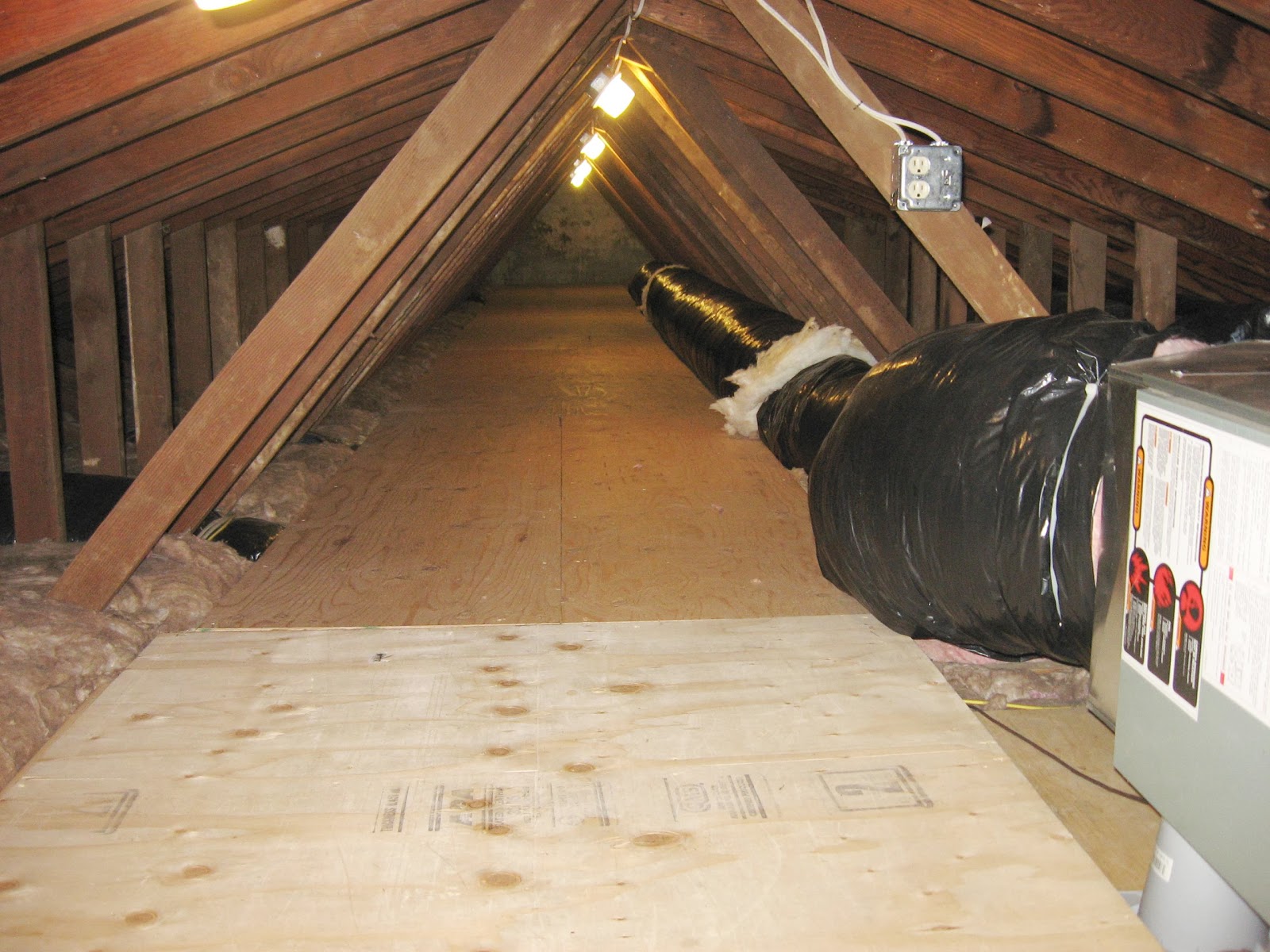 Energy Conservation How To Better InAttic Furnace Ducting