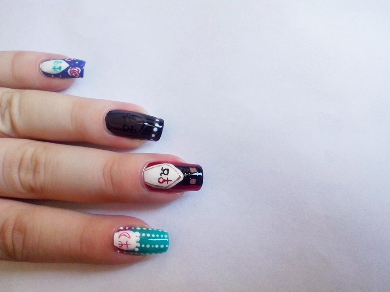 Matching Manicure: Inspired By A Video Game - Alice Madness Returns Nails
