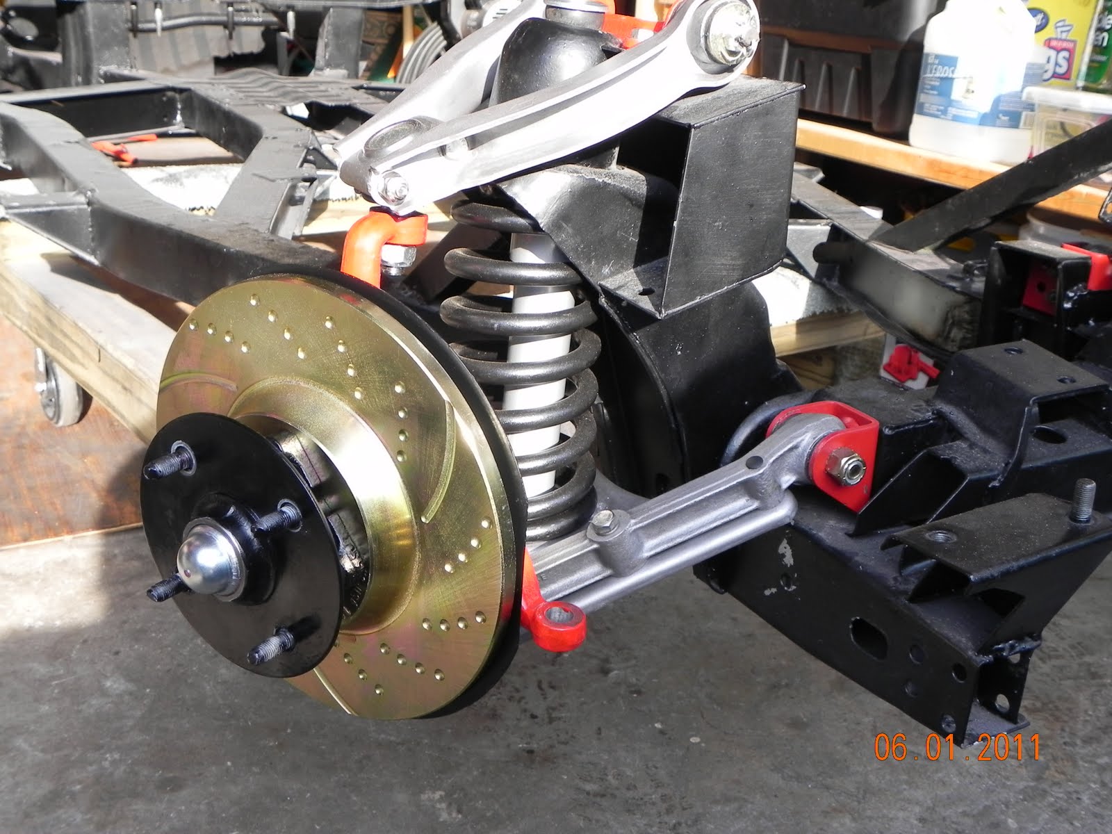 Tripp's TR6 Front Brake Rotors, Wheel Hubs, and Jack Drews Axle Upgrade