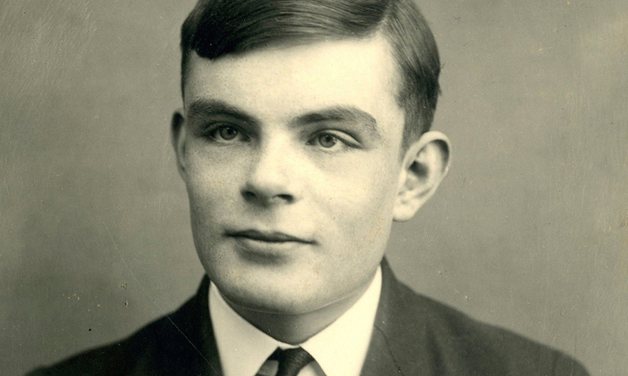 Imagem real de Alan Turing