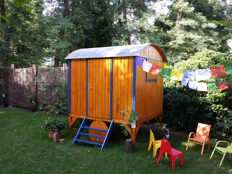 Meiselbach Mobilheime KinderBauwagen, der sichere Stand