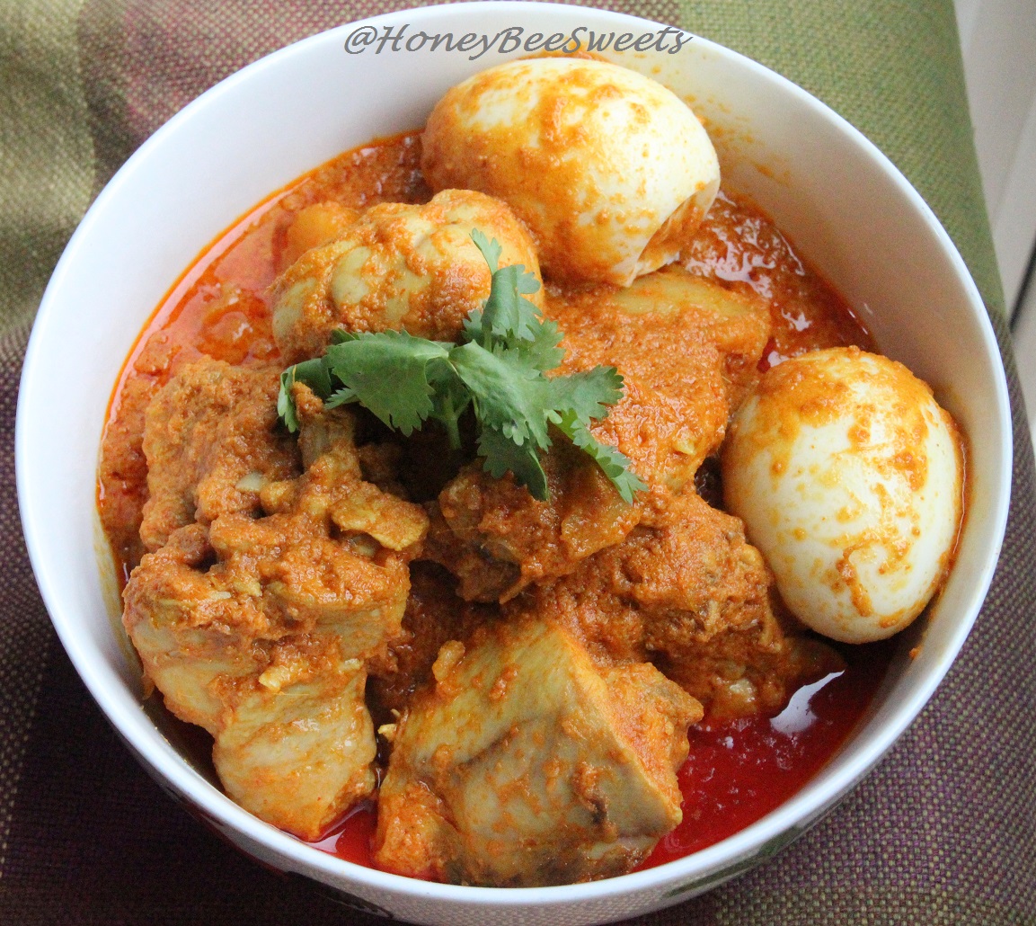 Honey Bee Sweets Nonya Curry Chicken (Kari Kapitan) for MFF featuring