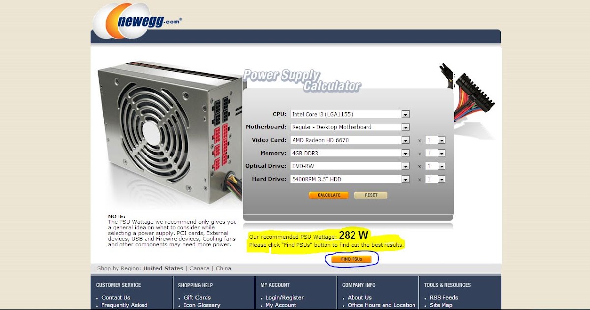 Power Supply Calculator!! {Free! PSU also available