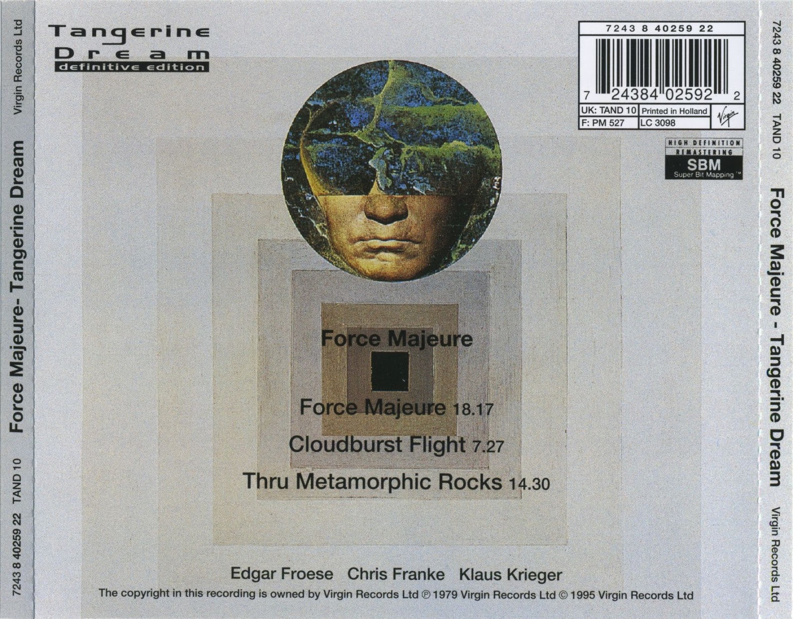 Nuevas Músicas Tangerine Dream Force Majeure (1979) [Definitive