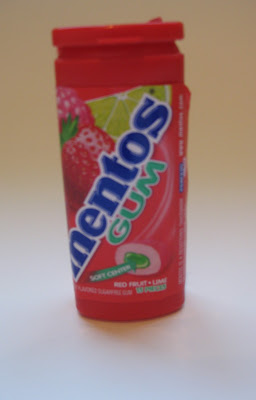 a Mentos gum container