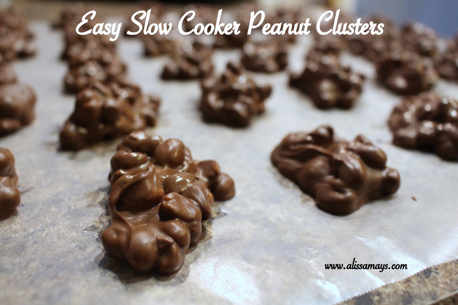 Alissamay's Easy Slow Cooker Peanut Clusters