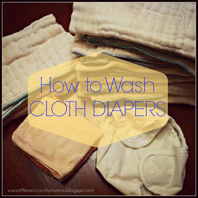 cleaning cloth diapers