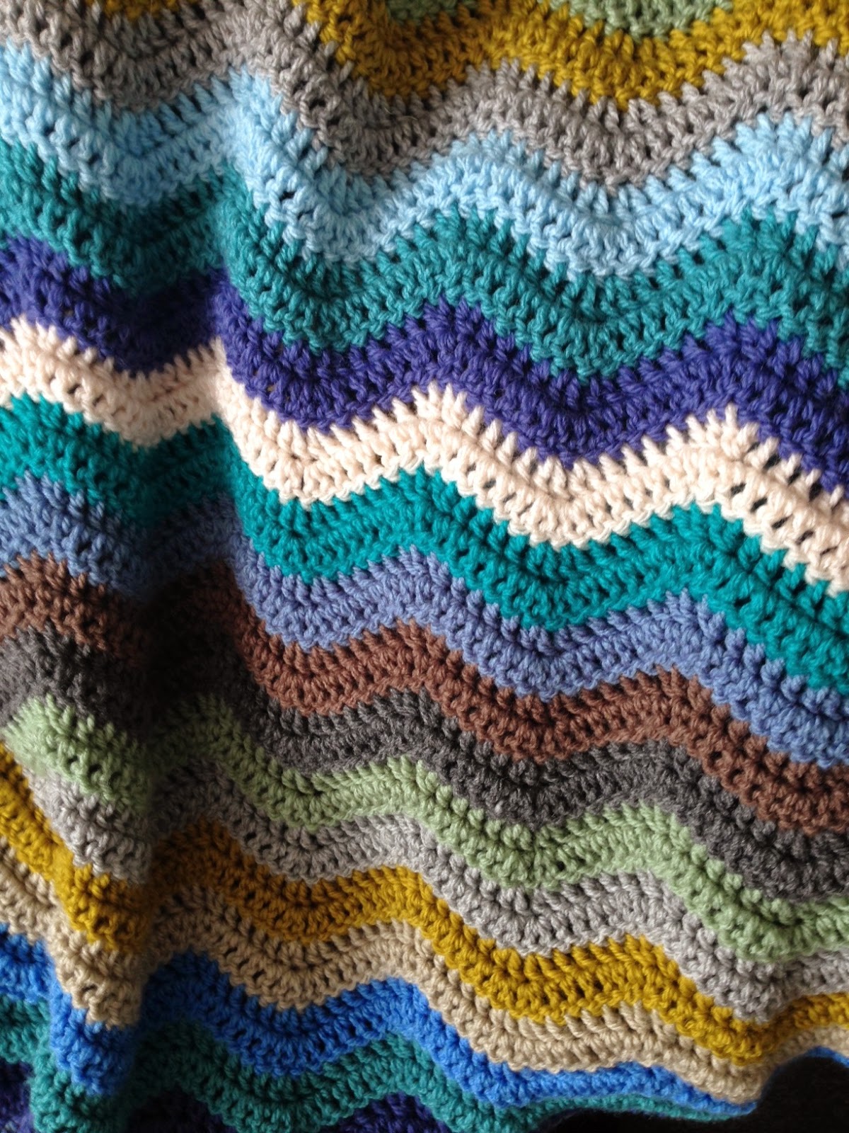 Coastal Ripple Blanket Threadbare Creations