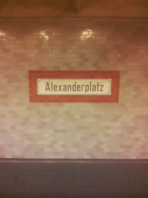 U bahn tiles below Alexanderplatz, Berlin