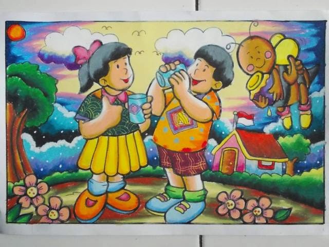 Hasil Mewarnai Terbaik I Hasil Mewarnai Terbaik I
